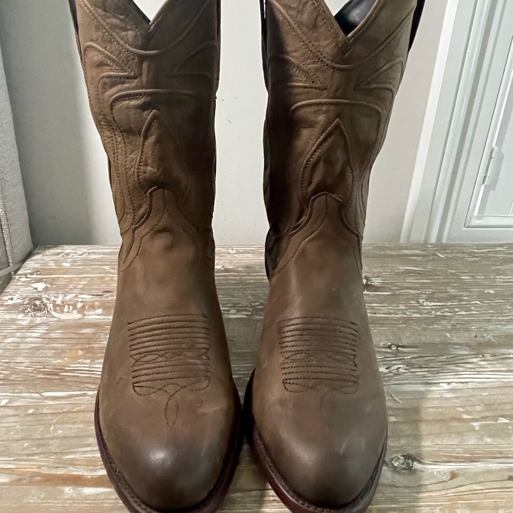 Tecovas Brown Leather Cowboy Boots